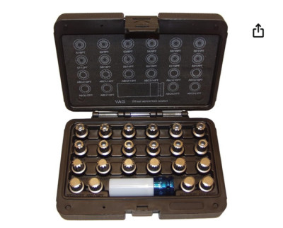 Milton Industries Radschloss-Mutternschlüssel-Set 23 Stück, (LT4150)