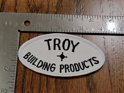 #ad t1 lumber company Uniform Patch hat jacket Troy Building products $4.75