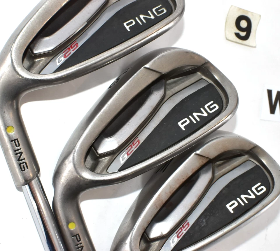 PING G25 3p 8-9-W LH Golf Iron Set NSPRO 950GH R Regular Yellow Dot Men Clubs - Image 2 of 4