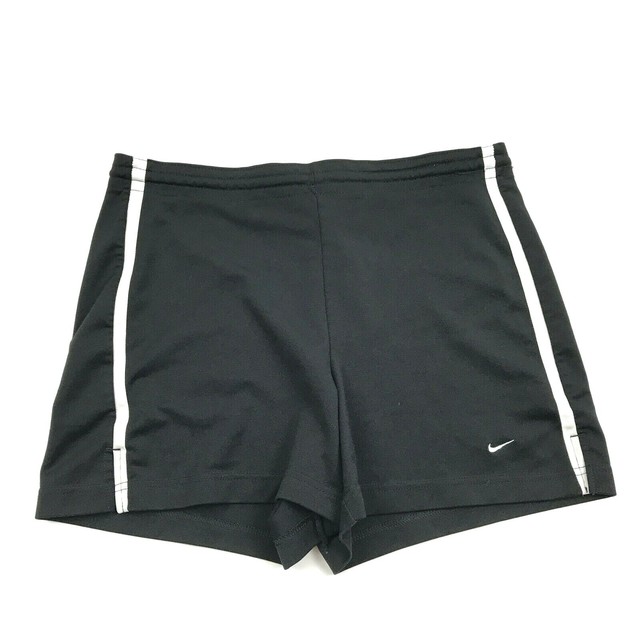 VINTAGE Nike High Waist Shorts Women's Size Small S 4-6 Black Pull On Gym Short | eBay