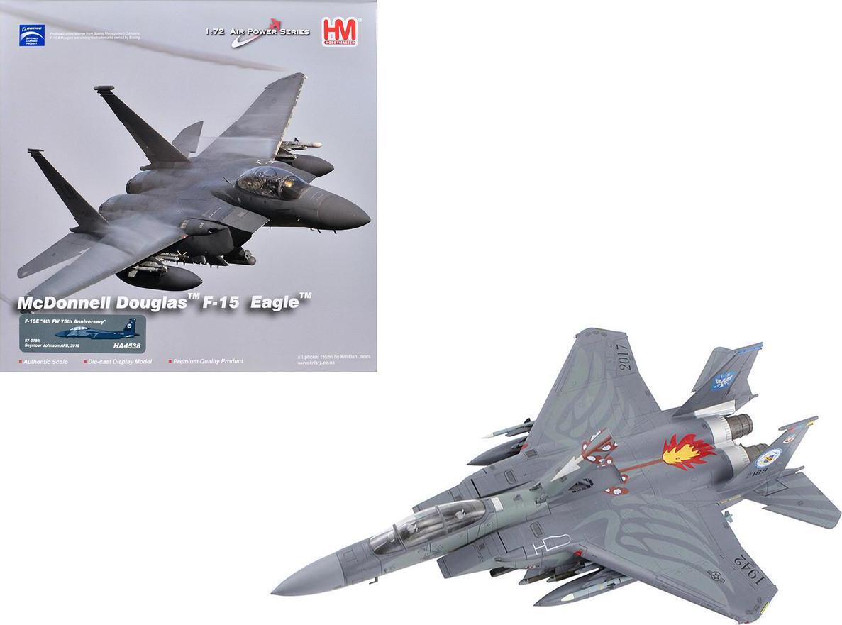 McDonnell Douglas F-15E Strike Eagle Fighter Aircraft 4th FW