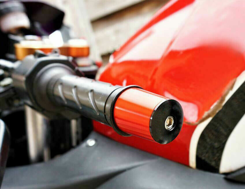 Bar Ends Handle Bar Cap End Plugs Red For Yamaha YZF R1 R6 R125 R15 R3