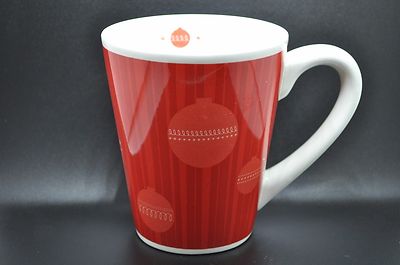 The Coffee Bean & Tea Leaf Red Patterned Coffee Mug