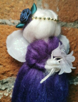 Weihnachten Betsy Fee - Baumschmuck OOAK - Handarbeit Wolle Roving Nadelfilz 