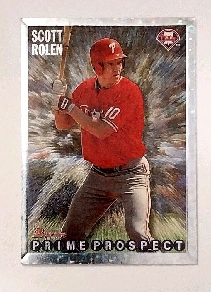 SCOTT ROLEN - PHILLIES - HOF - BOWMAN FOIL PRIME PROSPECT R/C - FREE SHIPPING