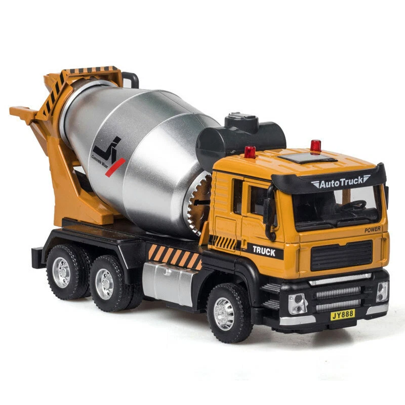 Mezclador de cemento 1:50 camión de juguete modelo vehículo de construcción diecast niños juguetes niños Foto 3 de 4