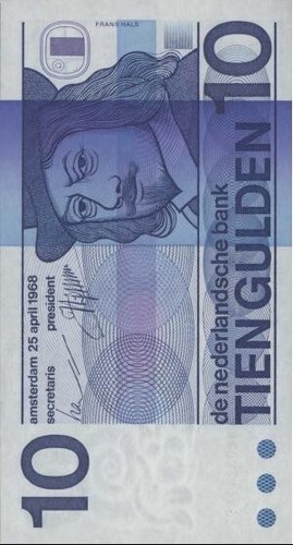 1968 Netherlands Dutch 10 Gulden | Uncirculated ) US Seller