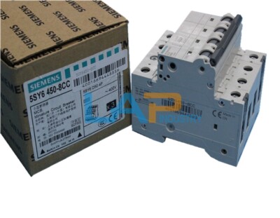 QTY:1 NEW FOR SIEMENS Air switch Circuit Breaker 5SY6450-8CC 4P D50A