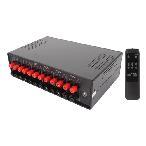 (GB Spina) Amplificatore di potenza passivo Altoparlante Switcher Box Stereo Professionale  - Foto 1 di 24
