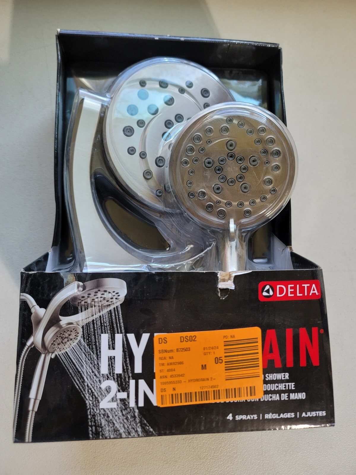 Delta 75699SN HydroRain Two-in-One 6