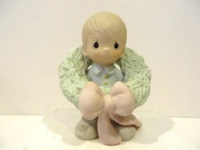 PRECIOUS MOMENTS  SURROUNDED WITH JOY  FIGURINE
