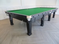  Full Size Black Snooker Table with Free Professional Delivery and Installation