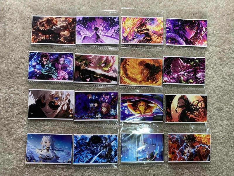 20 pieces | Anime Credit/Debit Card Sticker – Card Protector - Anti-Scratch