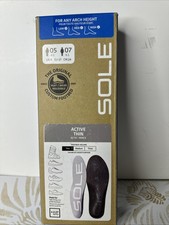 SOLE Active Thin Shoe Insoles   Orthotic Arch Support Inserts for Plantar
