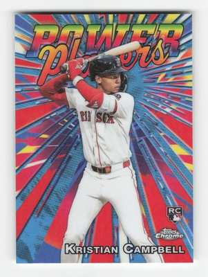 #ad #ad 2025 Topps Chrome Update #PP 27 Kristian Campbell Power Players $2.00