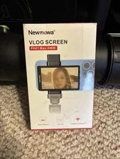 Newmowa Phone Vlog Selfie Monitor Screen, Magnetic Phone Holder, 4k 30fps
