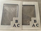 Picture Framing Double Mat 8x10 for 5x7 Photo A B C children's blocks Two Mats