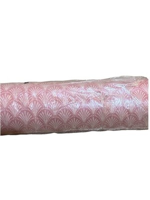 Waverly Pink Art Deco Wallpaper Roll 20.5 in x 4 Yards Pre Pasted Vinyl NOS