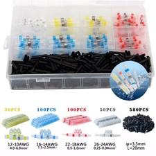 850PCS DIY Heat Shrink Wire Connector Kit Waterproof Marine Automotive Terminals
