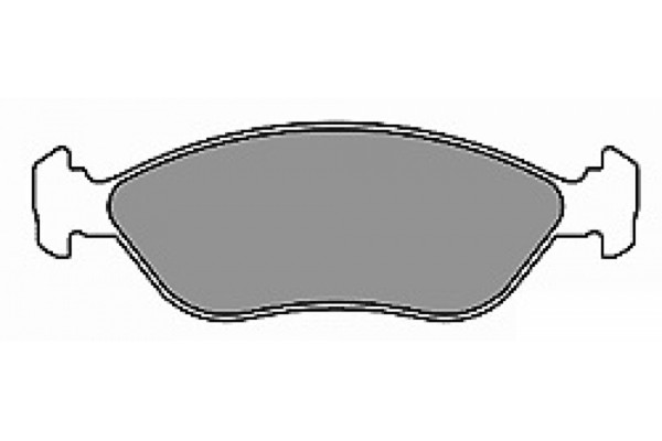 Mapco Bremsbelagsatz Scheibenbremse 6450 FüR 480 ATE 460 482 440 464 445 Volvo-image