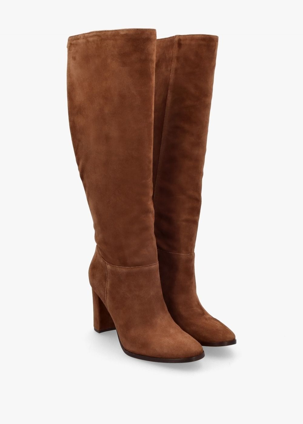NWB Lauren Ralph Lauren Artisan Tall Boots Brown Sheep Suede Womens Size 5B