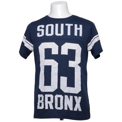 Crosshatch, T-shirt, Größe: M, Blau/Weiß, Polyester, Print, Herren #tkU