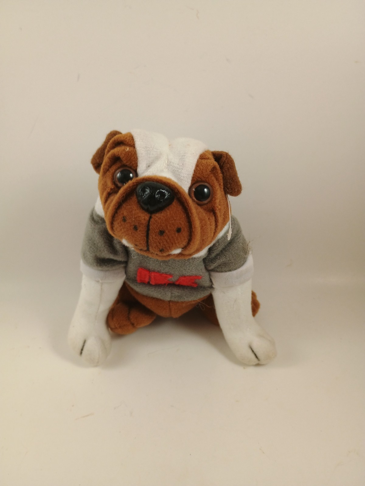 1999 Ike The Bulldog Dog Mascot 4" Plush Stuffed Beanie