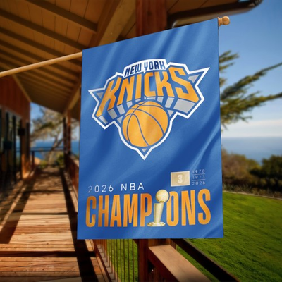 #ad HOT SALE 2026 New York Basketball 3 Times Finals Champions Double Sides Flag $19.99