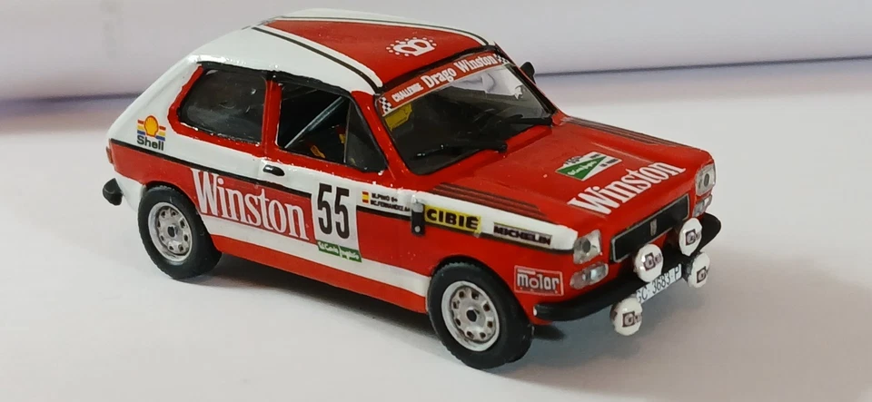SEAT 127 ALTAYA 1/43 TRANSFORMADO EN PINO RALLY EL CORTE INGLES `81 - Immagine 3 di 4