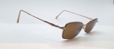 Vintage Safilo 4322 Bronze Oval Metal Sunglasses FRAMES ONLY Italy