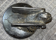 Original 1930s Chevrolet Radiator Winged Viking Hood Ornament Imperfect