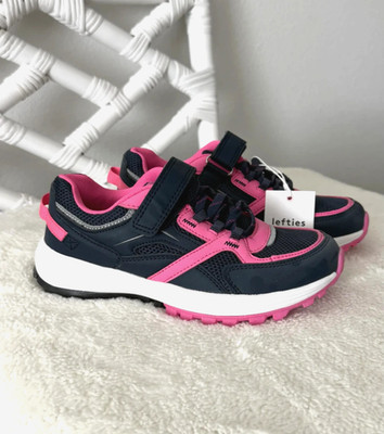 NWT Lefties ZARA Group Kids Girl s  Sneakers Navy  Pink Size US 13.5  EUR 31