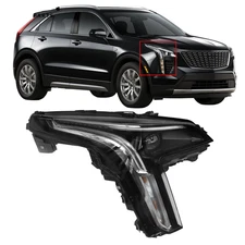 Fit 2019 -2023 Cadillac XT4 w/o Cornering Lamp LED DRL Projector Headlight Right