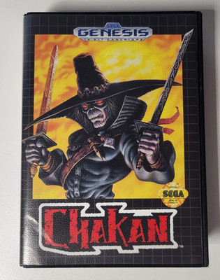 Sega Genesis Mega Drive Chakan the Forever Man NTSC CIB Import Original