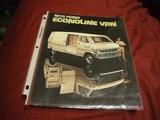 1973 Ford Econoline Van Brochure