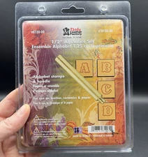 Alphabet Leather Stamp Tool Set Tandy Factory 8130 Standard 1/2" (13 mm)