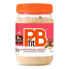 PBfit 7 Ounce No Sugar Added Peanut Butter Powder, Powdered Butter... 