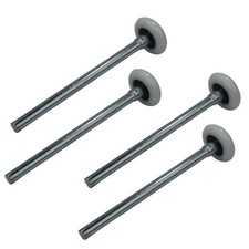  4-Pack 2" Nylon Garage Door Roller with Cap, 7" Shaft Stem  13-Ball Bearing