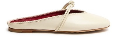 BOTTEGA VENETA Rosa Sea Salt Ballerina Flats New & Authentic