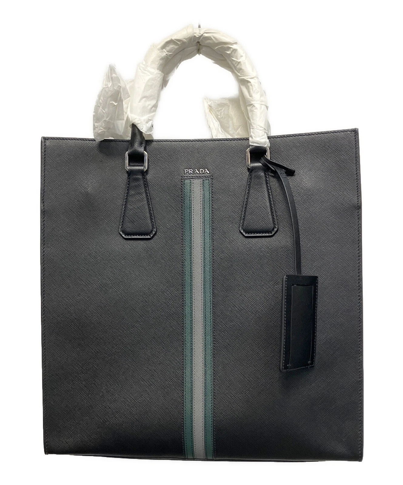 Prada — Prada Saffiano 58 V1016R Black Tote Bag #TFB2100