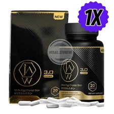 JAW White 3.0 White Egg Crystal Skin WECS Upgrade Version with Original Hologram