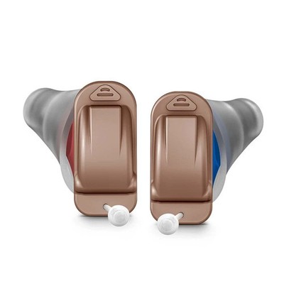 2x Signia Run Instant Click CIC/ITC Digital Hearing Aid 8 Channel Mild To Severe