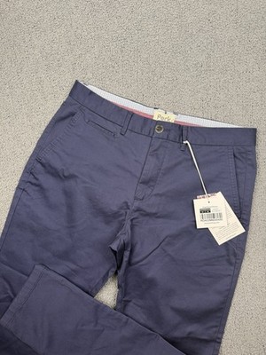 Perk Feel Good Chinos Pants Mens 34x30 Black Slim Fit Stretch Huckberry NEW