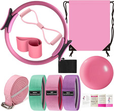 Pilates Essentials Kit for Women - Better Yoga Pilates Kit for Home Workouts wit