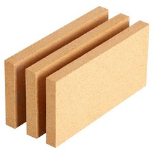 3 Pack High Temp Firebrick Refractory Insulating 3000F 9x4.5x0.8in Kiln Brick