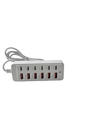 12-Port Fast Charger Hub 6 USB 6 Type-C PD Multi-Device Charging Station