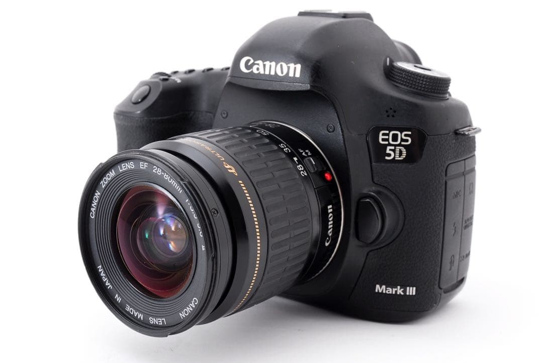 Canon EOS 5D Mark III Camera with 28-80mm and 75-300mm Lenses