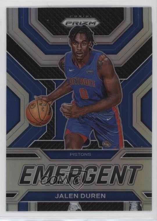 2022-23 Panini Prizm Emergent Silver Prizm Jalen Duren #20 r3h
