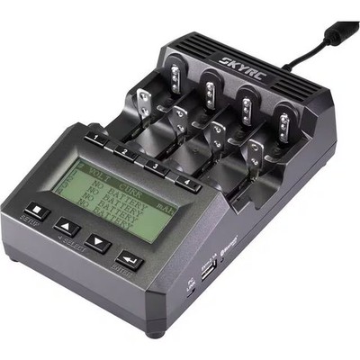 Skyrc MC3000 Rundzellen-Ladegerät LiIon LiFePo NiCd NiMH NiZn schwarz 1778365