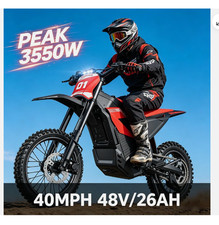 🔥ADULTS ELECTRIC DIRT BIKE 3550W PEAK ELECTRIC MOTORCYCLE  E-MOUTAINBIKE 40MPH